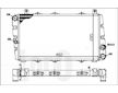 Chladič, chlazení motoru ABAKUS 048-017-0001
