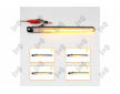 Sada smerovych svetel ABAKUS L04-140-012LED-D