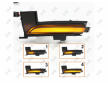 Sada smerovych svetel ABAKUS L48-140-003LED-D