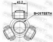Tripod, hnací hřídel FEBEST 0116-ACV40