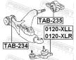 Podpora-/ Kloub FEBEST 0120-XLL