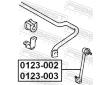 Tyc/vzpera, stabilisator FEBEST 0123-002