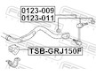 Tyc/vzpera, stabilisator FEBEST 0123-009