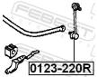 Tyc/vzpera, stabilisator FEBEST 0123-220R