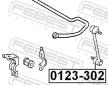 Tyc/vzpera, stabilisator FEBEST 0123-302