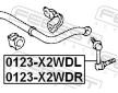 Tyc/vzpera, stabilisator FEBEST 0123-X2WDR