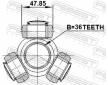 Tripod, hnací hřídel FEBEST 0216-Z50