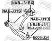 Podpora-/ Kloub FEBEST 0220-J31