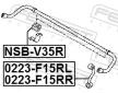 Tyc/vzpera, stabilisator FEBEST 0223-F15RL