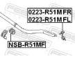 Tyc/vzpera, stabilisator FEBEST 0223-R51MFL