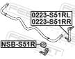 Tyc/vzpera, stabilisator FEBEST 0223-S51RL