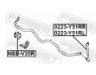 Tyc/vzpera, stabilisator FEBEST 0223-Y51RL