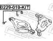 Sroub pro opravu odklonu kola FEBEST 0229-019-KIT