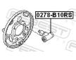 Brzdový valček kolesa FEBEST 0278-B10RS