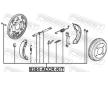 Sada prislusenstvi, parkovaci brzdove celisti FEBEST 0304-ACCR-KIT