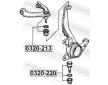 Podpora-/ Kloub FEBEST 0320-213