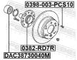 Upevnovaci cepy, pricne zavesne rameno FEBEST 0398-003-PCS10