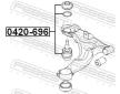 Podpora-/ Kloub FEBEST 0420-696