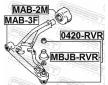 Podpora-/ Kloub FEBEST 0420-RVR