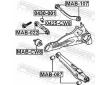 Rameno zavesenia kolies FEBEST 0425-CW8