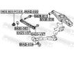 Skrutka pre nastavenie odklonu kolesa FEBEST 0431-003-PCS10