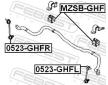 Tyc/vzpera, stabilisator FEBEST 0523-GHFL