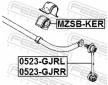 Tyc/vzpera, stabilisator FEBEST 0523-GJRR