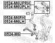 Rameno zavesenia kolies FEBEST 0524-M6LH