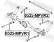 Rameno zavesenia kolies FEBEST 0525-MPVR2