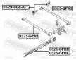 Skrutka pre nastavenie odklonu kolesa FEBEST 0529-004-KIT