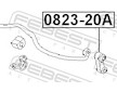 Tyc/vzpera, stabilisator FEBEST 0823-20A