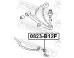 Tyc/vzpera, stabilisator FEBEST 0823-B12F