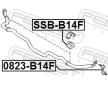 Tyc/vzpera, stabilisator FEBEST 0823-B14F