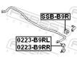 Tyc/vzpera, stabilisator FEBEST 0823-B9RR