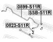 Tyc/vzpera, stabilisator FEBEST 0823-S11R