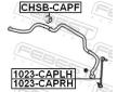 Tyc/vzpera, stabilisator FEBEST 1023-CAPLH