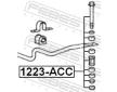Tyc/vzpera, stabilisator FEBEST 1223-ACC