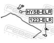 Tyc/vzpera, stabilisator FEBEST 1223-ELR