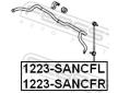 Tyc/vzpera, stabilisator FEBEST 1223-SANCFL