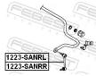 Tyc/vzpera, stabilisator FEBEST 1223-SANRR