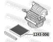 Filtr, vzduch v interiéru FEBEST 1243-006