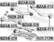 Sroub pro opravu odklonu kola FEBEST 1629-204