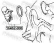 Termostat, chladivo FEBEST 16462-008