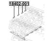 Těsnění, koleno sacího potrubí FEBEST 18402-001