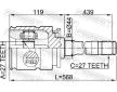 Sada kloubů, hnací hřídel FEBEST 1911-X5RH