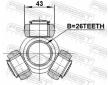Tripod, hnací hřídel FEBEST 2116-TC718TD