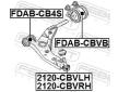 Podpora-/ Kloub FEBEST 2120-CBVRH