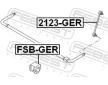 Tyc/vzpera, stabilisator FEBEST 2123-GER