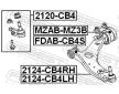 Ridici paka, zaveseni kol FEBEST 2124-CB4RH