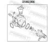 Termostat, chladivo FEBEST 21462-004
